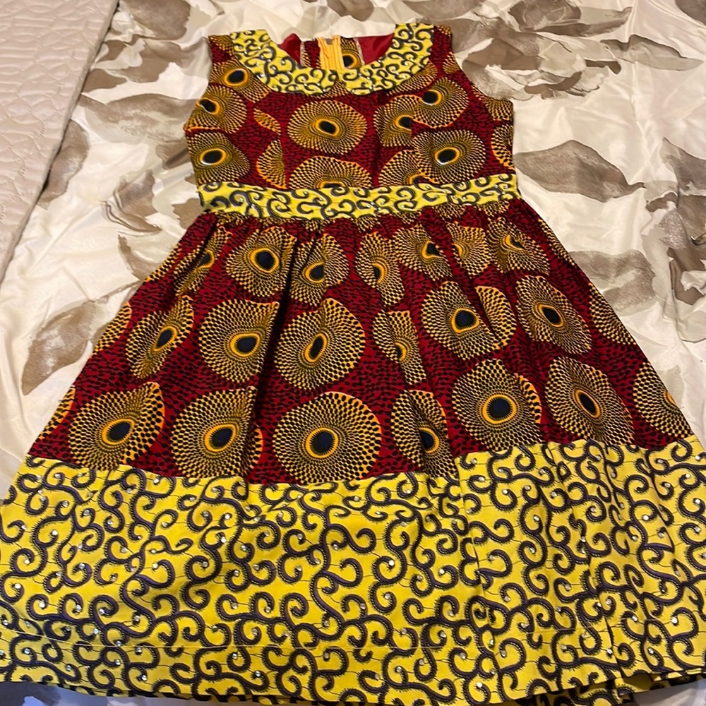 Ethnic cloth dress hand made